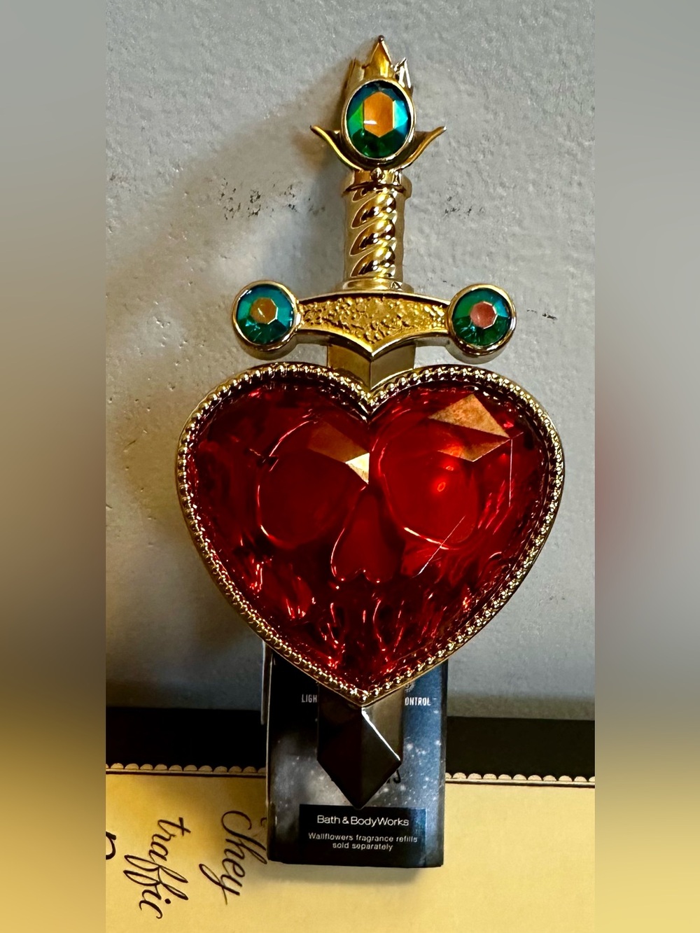 Evil Queen Pierced Heart Scent Control Nightlight Wallflower Plug